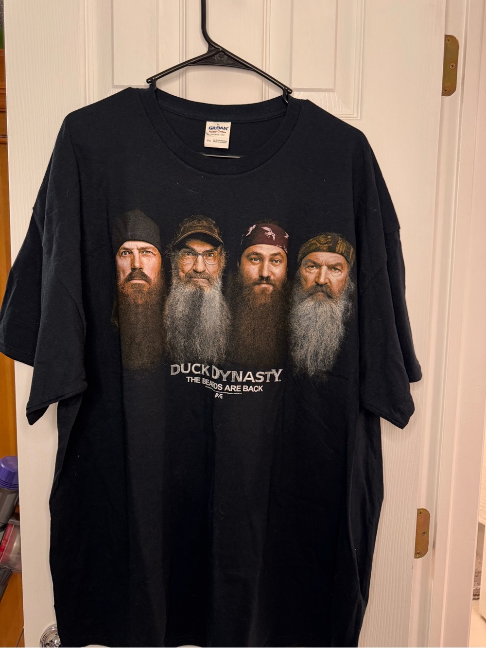Duck dynasty Black Graphic Crewneck T-Shirt